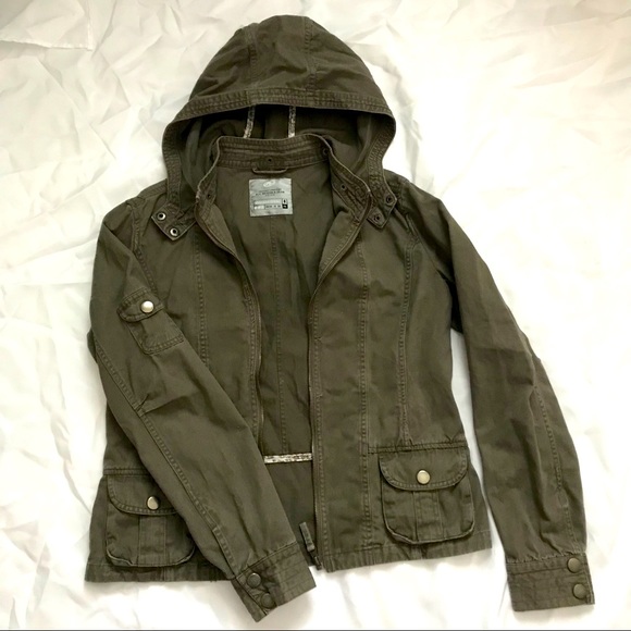 Green denim outer ware bomber jacket - Picture 1 of 2